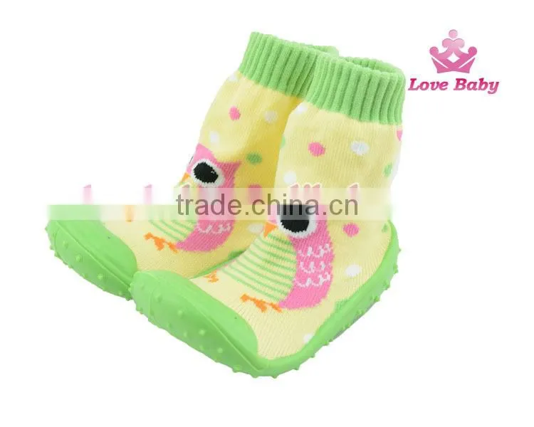 Boutique wholesale mix colors newborn rubber and phylon sole shoes