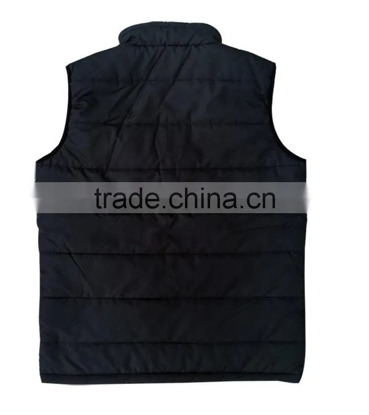 Men's waistcoat quilted padded waistcoats sleeveless jackets for men