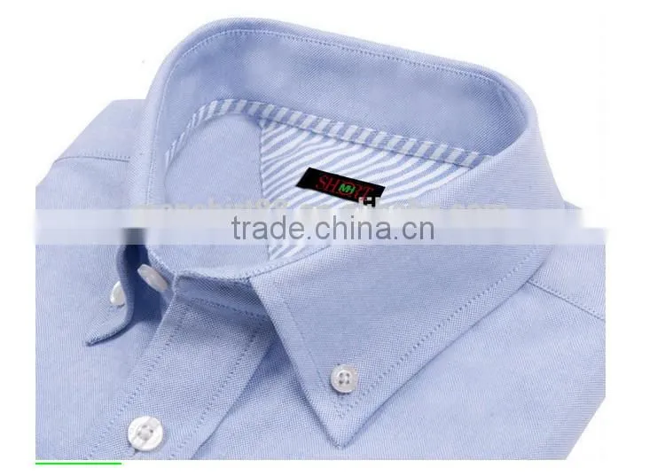Men oxford slim fit multi colores stripes contrast mens dress shirts