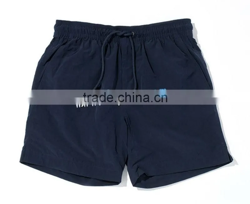 100% polyester men sport shorts running casual pants GYM racing short