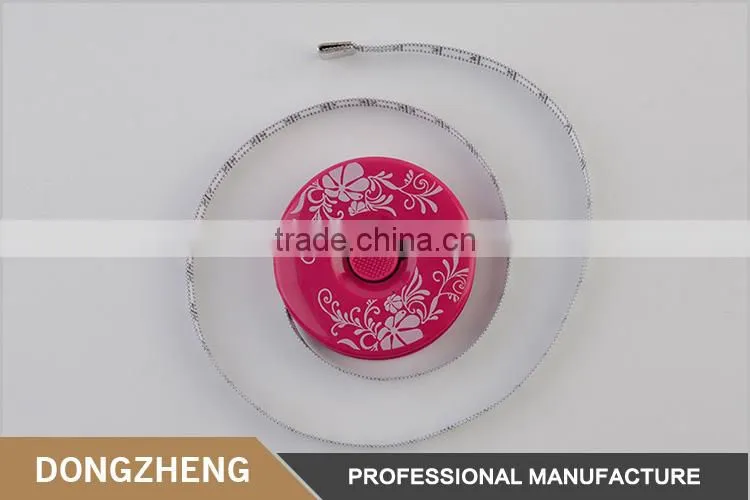 Colorful soft tape measuring waist 150cm/60IN plastic ruler for garment