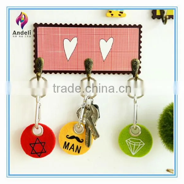 latest products 2014 handmade felt multiple car key holder
