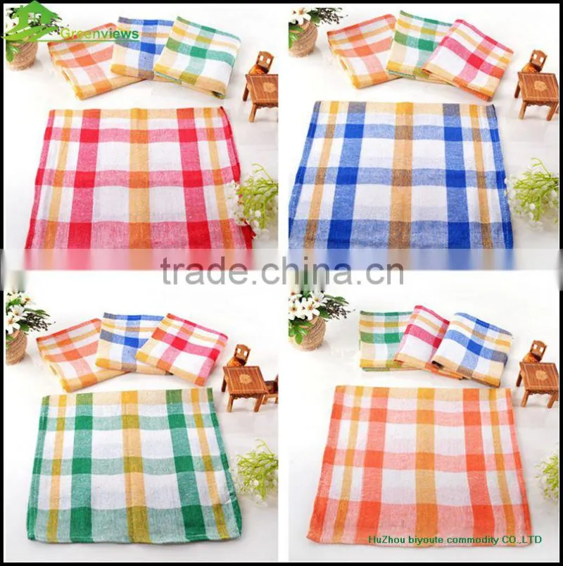 Wholesale Cotton Gauze Wash Cloths Face Cleaning Towel 100% Cotton Thick Tea Towel Linen Cotton Tea Towel