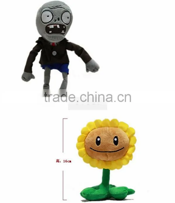 Hot plush doll Plants VS Zombies toys Plush toy 18cm for kids Christmas gift toy