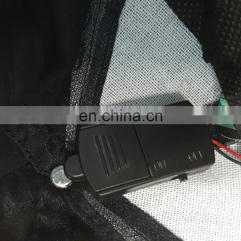 ShenZhen factory direct sale red baseball caps with led lights