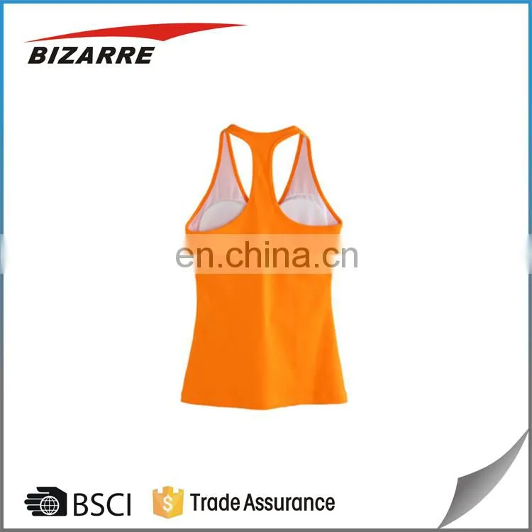 High quality womens tank top polyester singlet