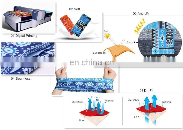 High anti-uv sport neck scarf bandana cycling