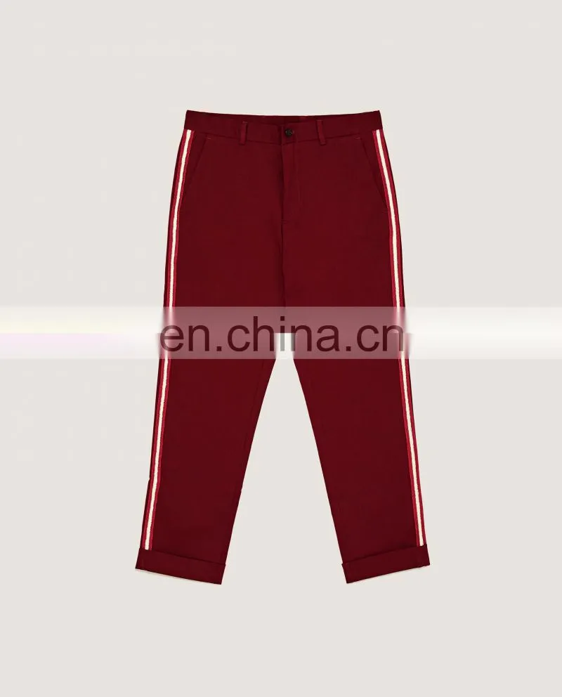 American Like Fashion Pants Custom Trousers With Side Stripe