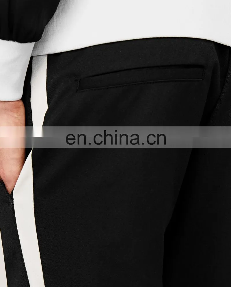 Fashion Style Wholesale Man Track Pants Trousers With Side Stripe