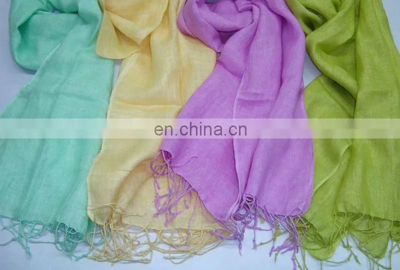 100% Linen scarfs 2017