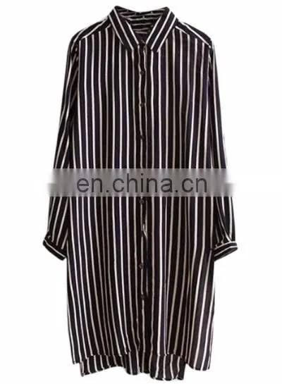 Latest stripe shirt designs for women