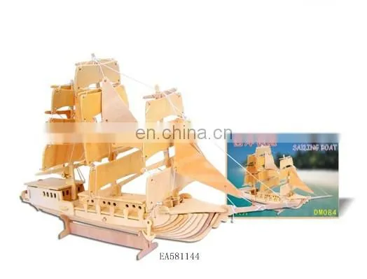 Boat Toy Puzzle Wooden Toy Kid Puzzle Toys