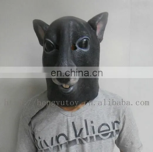 Funny Animal Full Head Mask for Halloween Party Rat Mask