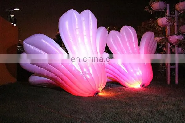 Ningbang giant lighting inflatable led flower for outdoor decoration