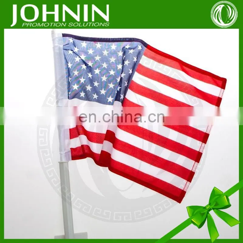 wholesale good quality cheap price promotional america car flag