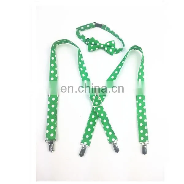 Toddler Bow Tie And Suspender Set (Any Shade Of Green You Want)