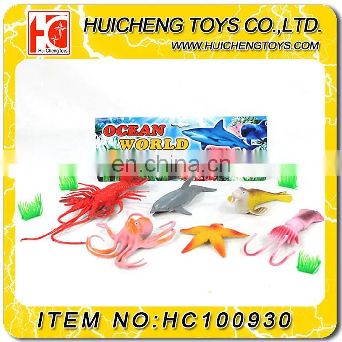 Vivid 12pcs non-taxic PVC plastic 1.5 inch 3D fame animal set small promotion gift toys EN71