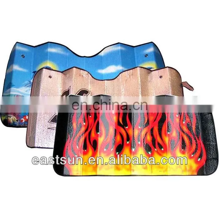 Cartoon printing Mesh Car car sun shade front window anime car sun shade