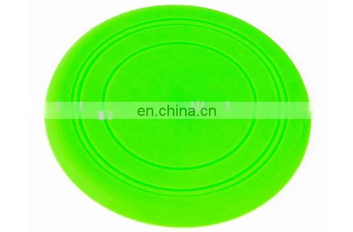 2014 Super Soft Colorful Rubber Frisbee Eco-friendly Material Training Dog toy