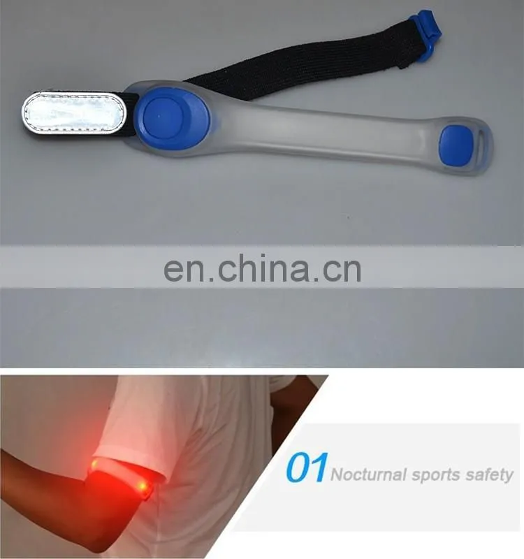 The movement arm tied Leggings with silica gel lamp safety warning lamp, running light ring reflective led belt light