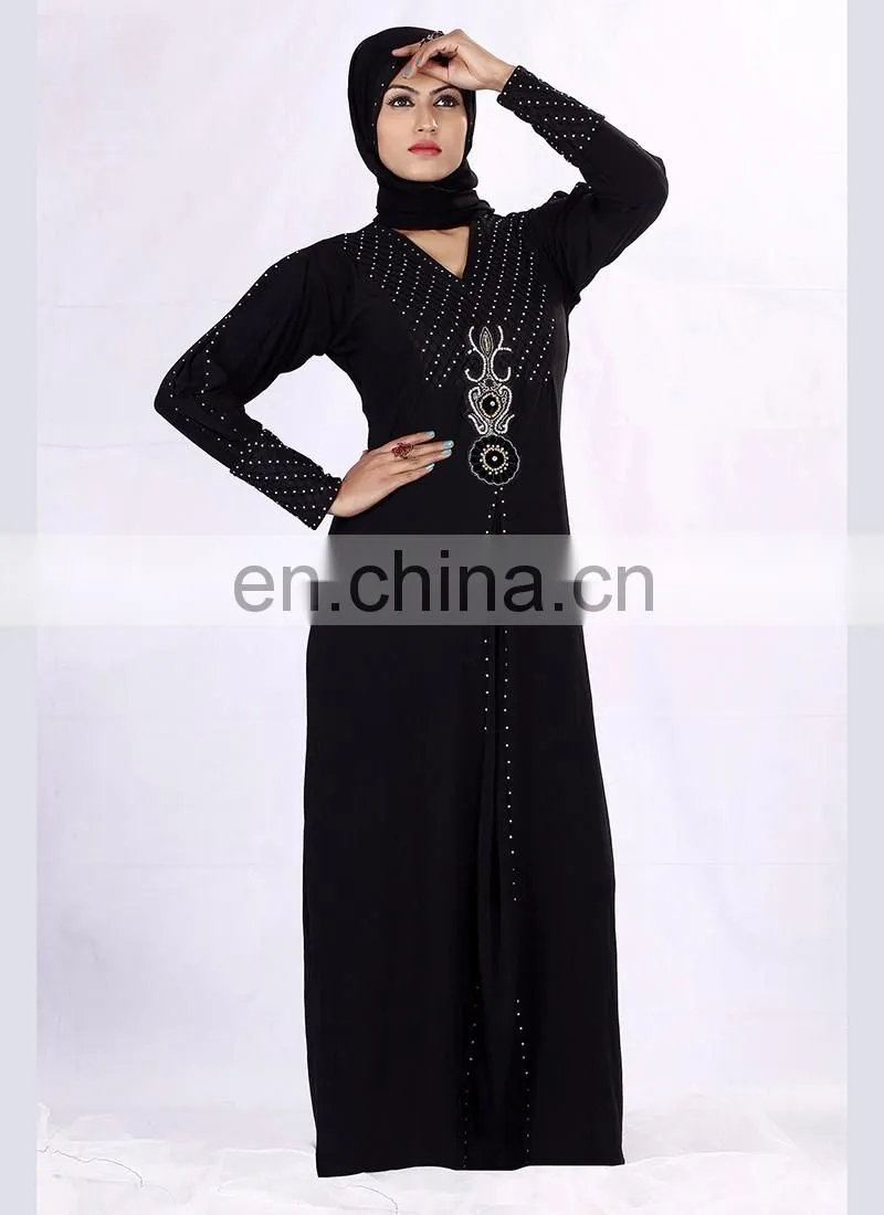 New Model Abaya in Dubai | Designer Stone Work Abaya