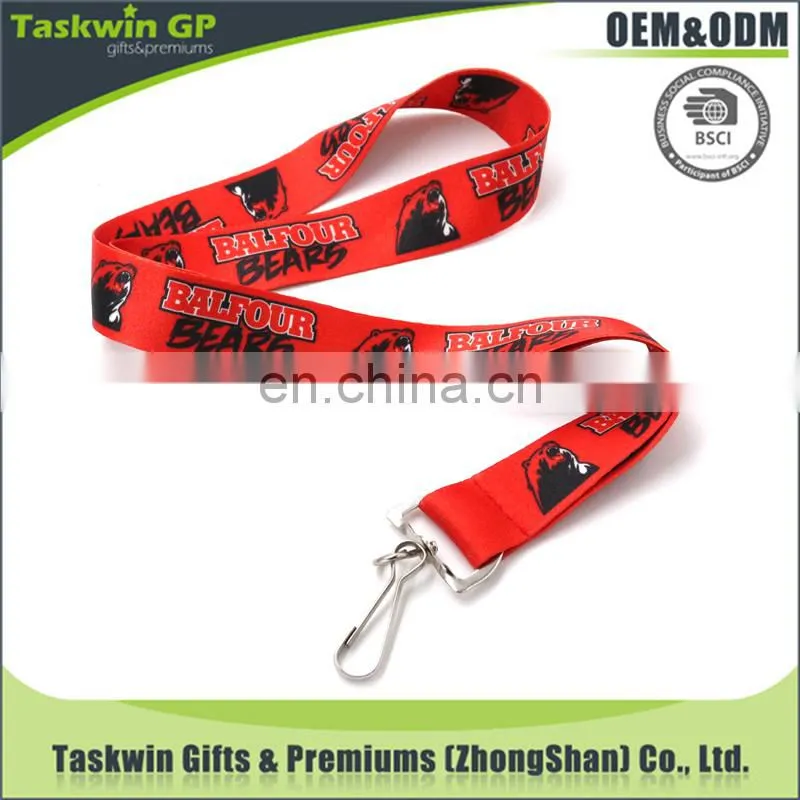 Custom Cheap polyester Lanyards with printed logo