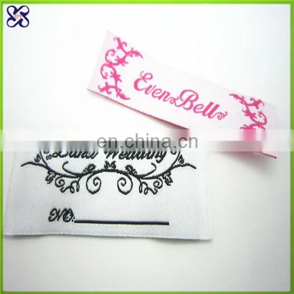 customized fabric woven tags supplier