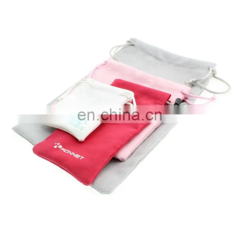 custom made logo design print cell phone protect bag