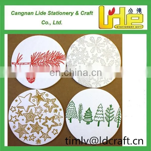 promotion absorbent paper coffee/beer coasters