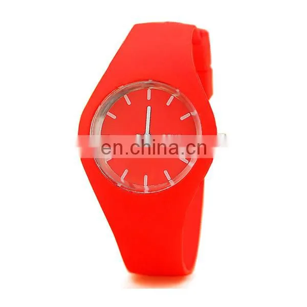 Hot sale quartz wrist watch cute girls watch silicon watch