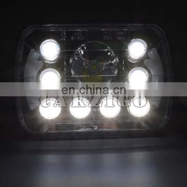 China manufacturer 12v 55watt 5*7" led headlight for truck heavy duty