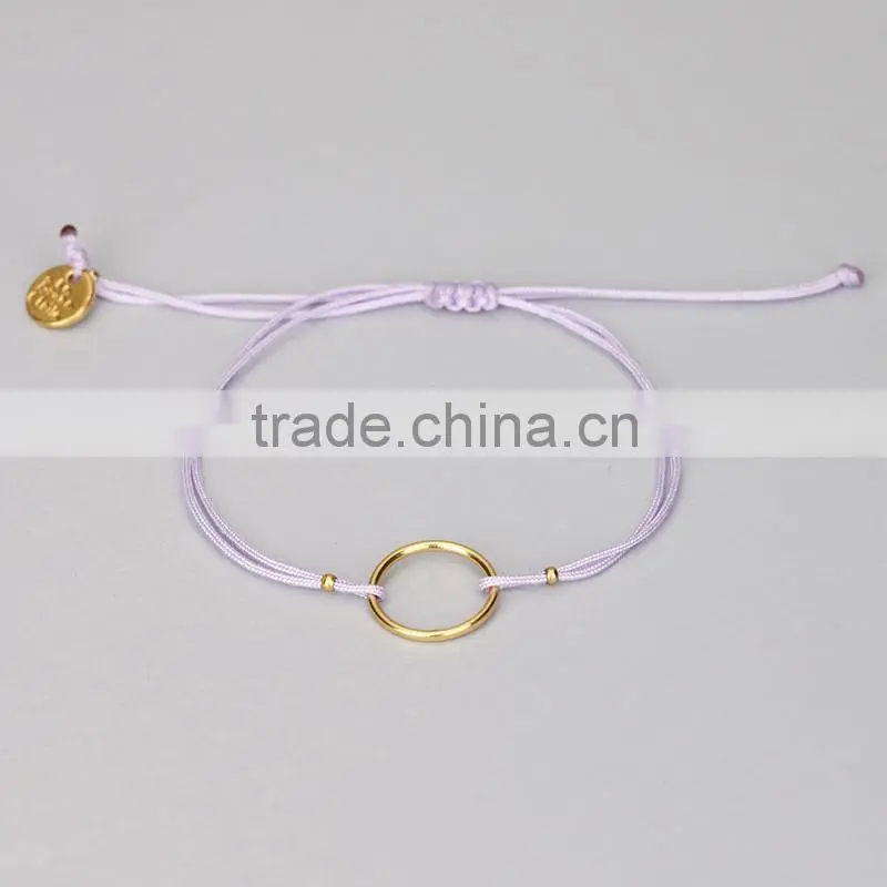simple elephant charm rope bracelet, elephant charm friendship bracelet