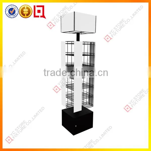 20 Pockets wire free standing gift card display racks