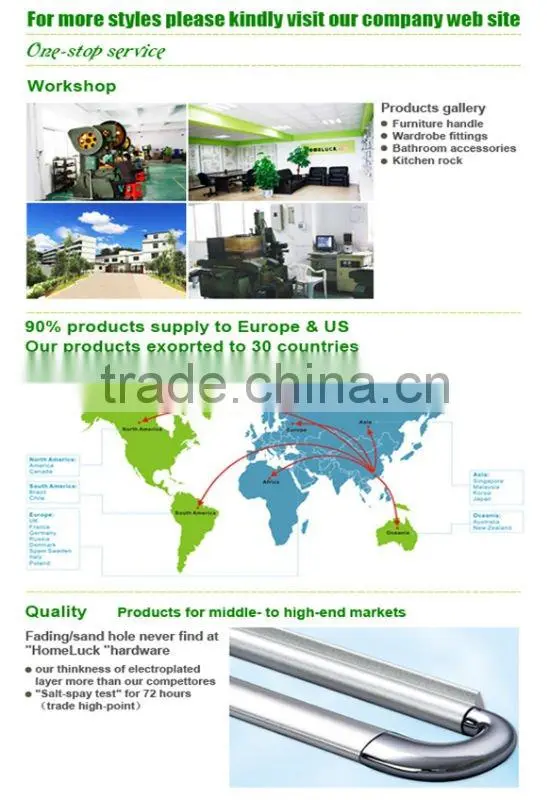 Square feet pull stainless steel handle C-003
