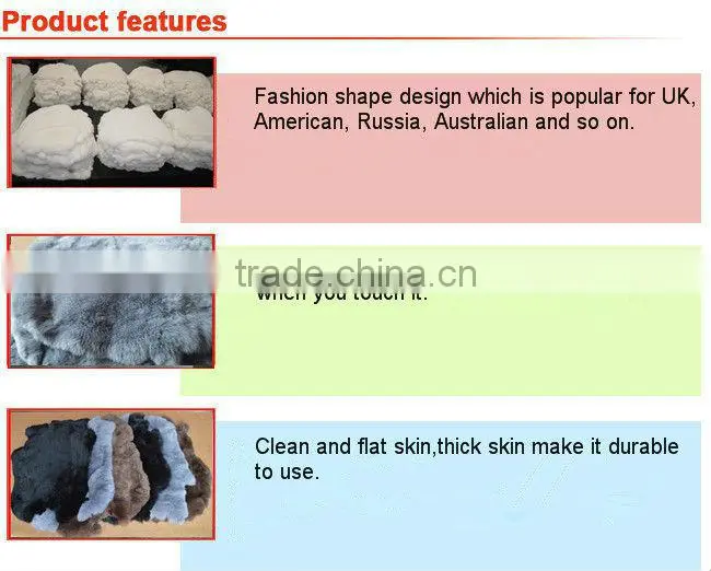 Rabbit fur plate rabbit fur skins