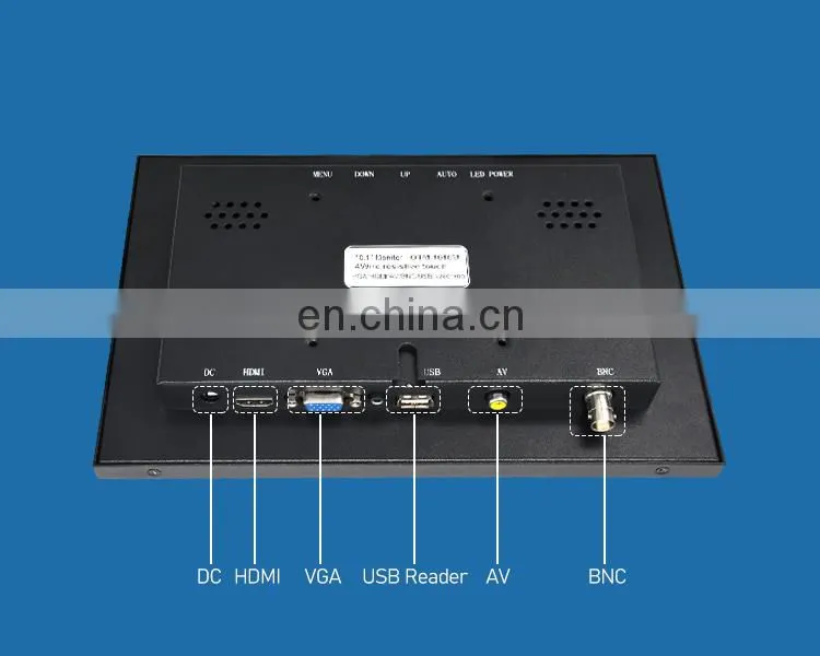 10.1inch Metal Case Monitor IPS panel Wide Screen 1280*800 Full viewing angle Touch Screen