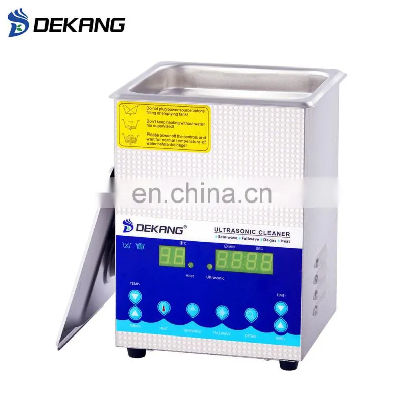 2L Best Digital Double Frequency Ultrasonic Cleaner for Jewelry Cleaning