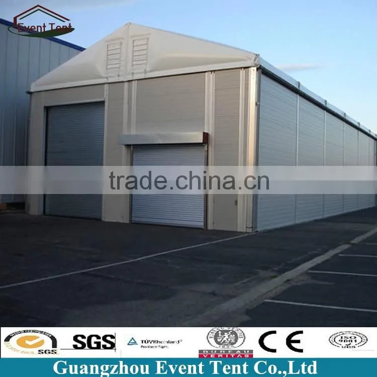 waterproof anti-uv unusal curve tent aluminum warehouse tent for industrial