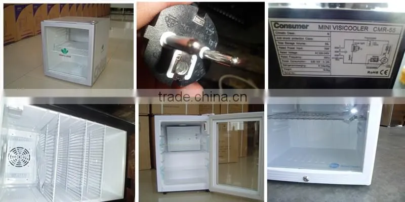 Desk top mini beverage display cooler refrigerator showcase