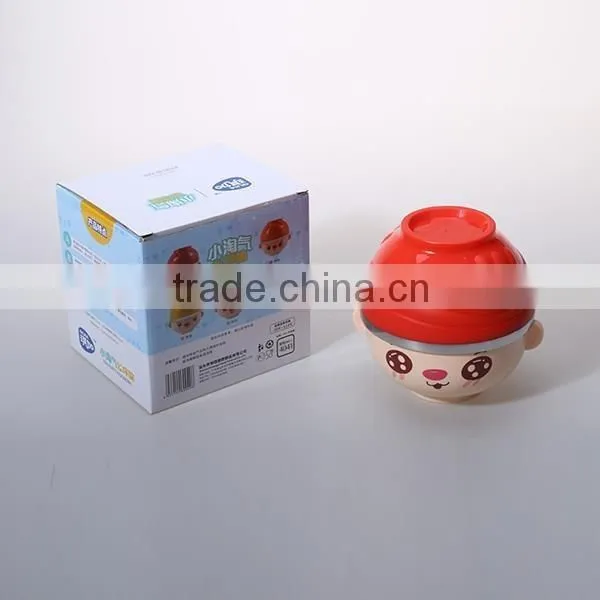 lovely cartoon design round Shape stainless steel Bowl