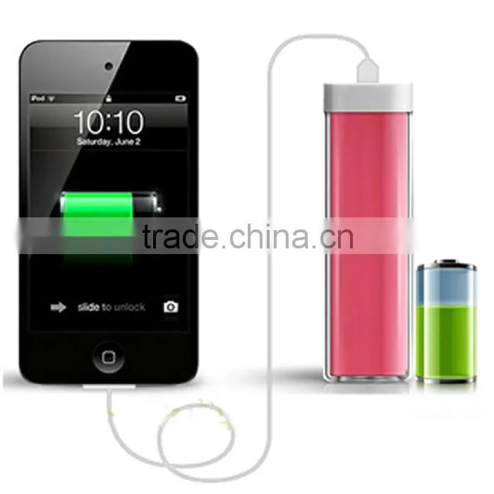 Custom dexterous 2600mAh protable power bank charger