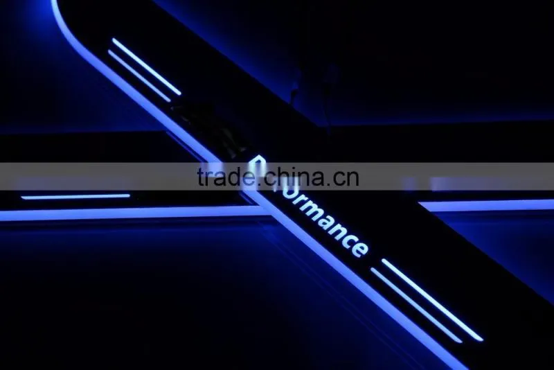 Hot seller car led light auto lights for B.M.W X5 X6 high quality led car door sill plate light with logo light