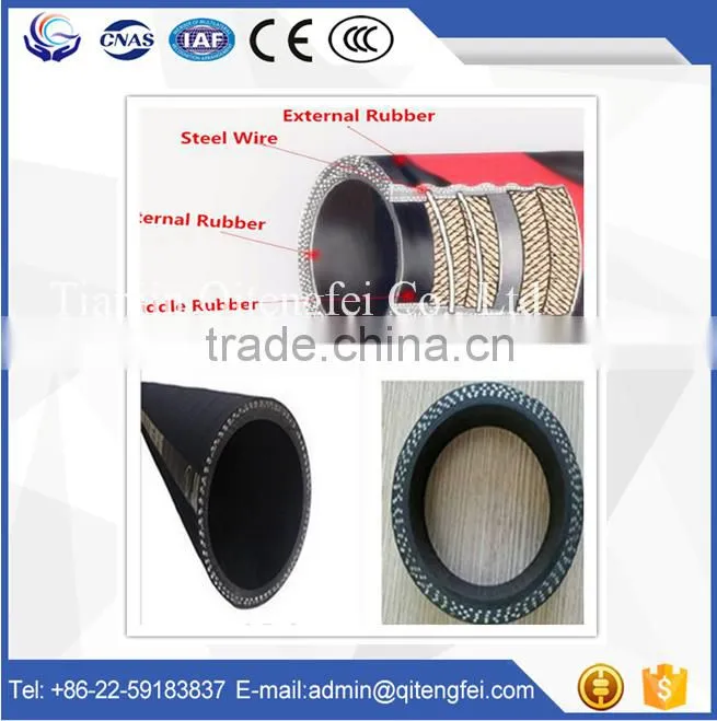 Machinery manufacture steel wire reinforced rubber hose