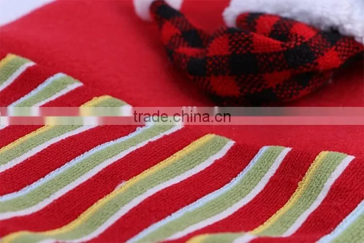 Hot Sale Animal Head Plush Christmas Stocking China Wholesale Christmas Ornament