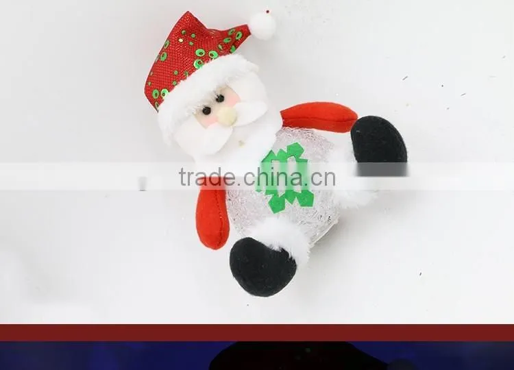 Home Decoration Gifts Toys Indoor New Year Festival Ornament Santa Claus Led Christmas Light
