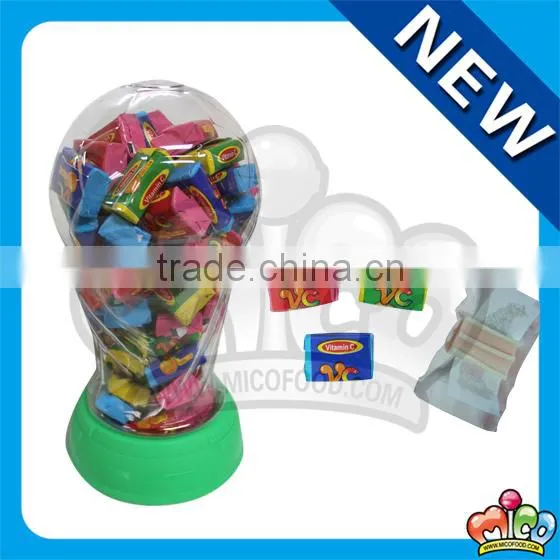 65pcs fruit bubble gum in World Cup