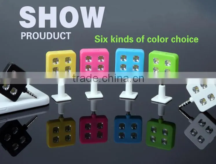 Wholesale Smartphone Accessories Smartphone Selfie Stick LED Flash Light Night