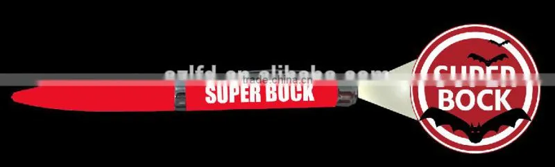 higher quality led metal projector pen,full metal custom logo pprojector ballpen,led ballpen for promotional gifts,led laser pen