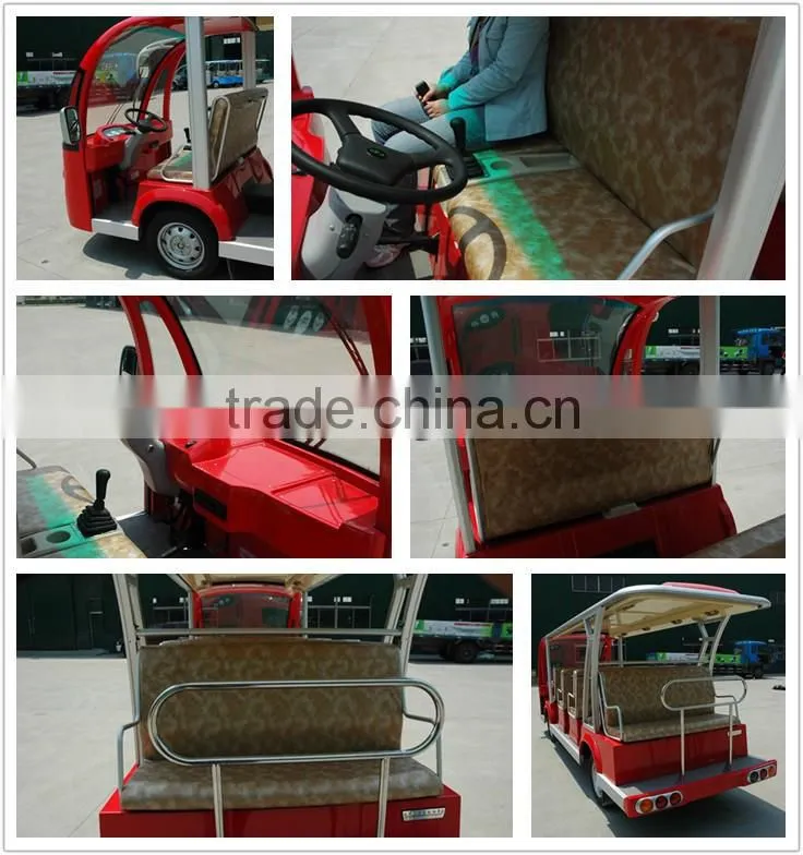 solar powered electric car, electric zoo shuttle, electric sightseeing bus, EG6158K