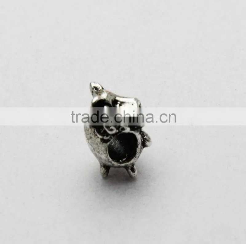 Old-Fashion Creative Calf Shape Metal Beads Lead Free Nickle Free Bracelets and Necklaces Beads Accessories
